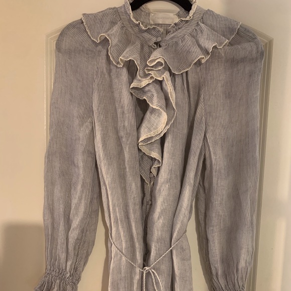 Zimmerman Ruffle striped dress - Picture 4 of 7